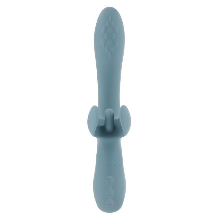Vibrador Doble Estimulación Evolved Azul 6 Vibrador Doble Estimulación Evolved Azul 6