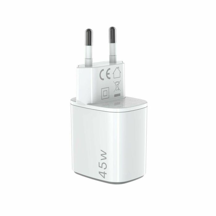 Cargador de Pared Celly UPTC2USBC45WWH Blanco 5 Cargador de Pared Celly UPTC2USBC45WWH Blanco 5