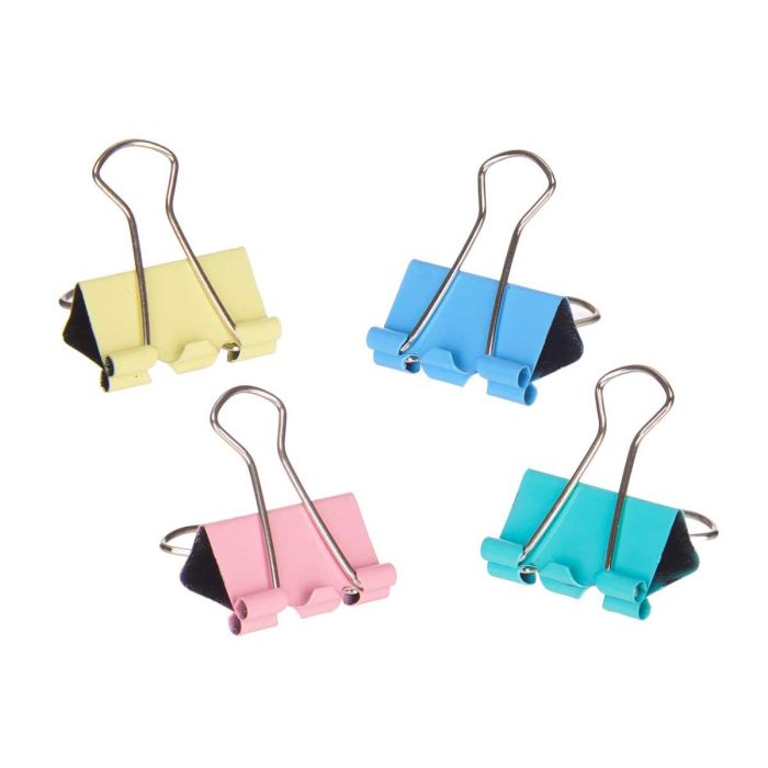 Set 5 Pinzas Clip Color Pastel Med Pincello 2X11CM (24 Unidades) 1 Set 5 Pinzas Clip Color Pastel Med Pincello 2X11CM (24 Unidades) 1