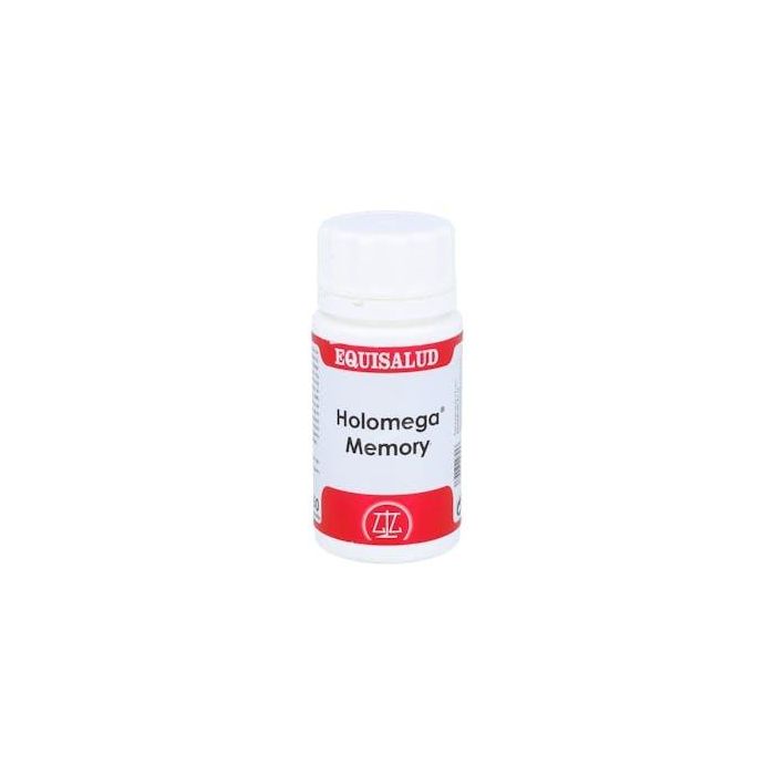 Holomega Memory 50 Cápsulas. Potencia la Atención, Concentración y Memoria con Fosfatidilserina y Ginkgo