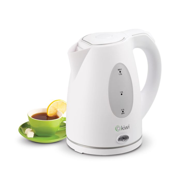 Kiwi Hervidor de Agua 1.5L 1850-2200W 360° (6 Unidades) 2