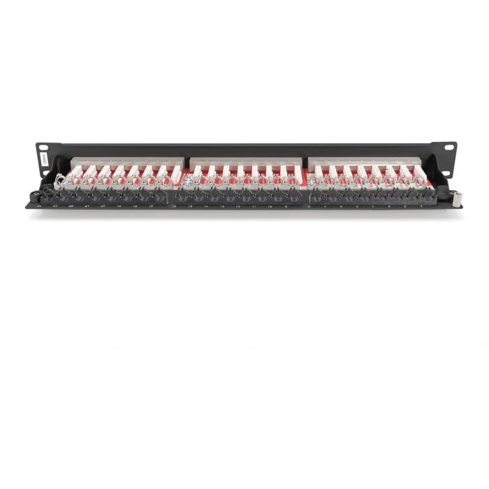 DIGITUS Patchpanel 1HE 24-Port Cat6a geschirmt schwarz 5 DIGITUS Patchpanel 1HE 24-Port Cat6a geschirmt schwarz 5