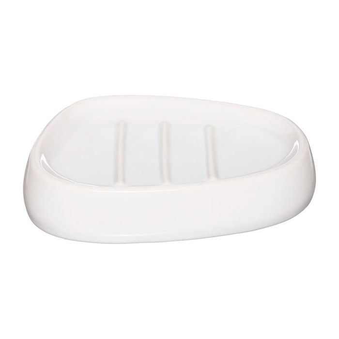 5Five Jabonera de baño en porcelana color blanco 0 5Five Jabonera de baño en porcelana color blanco 0