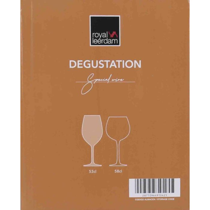 Royal Leerdam Set 6 Copas Vino Degustación 53 cl 2