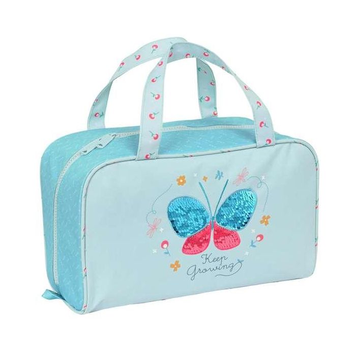 Neceser Escolar BlackFit8 Mariposa Azul 31 x 14 x 19 cm 5