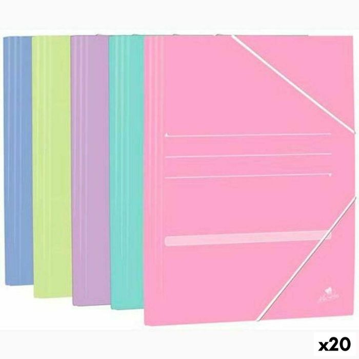 Carpeta Mariola Pastel Din A4 (20 Unidades) Carpeta Mariola Pastel Din A4 (20 Unidades)