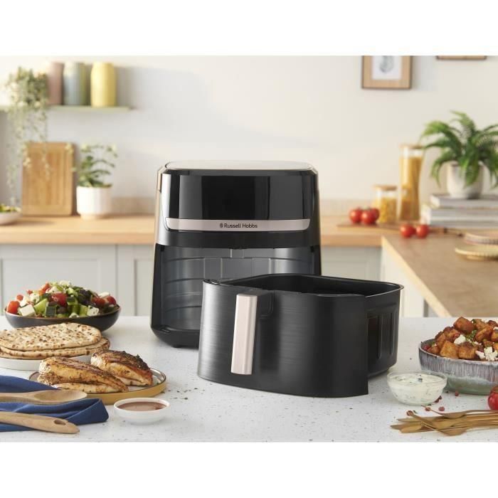 Freidora sin aceite RUSSELL HOBBS SatisFry 27630-56 - Capacidad de 8,3 L - 9 programas de cocción - 1800 W 5 Freidora sin aceite RUSSELL HOBBS SatisFry 27630-56 - Capacidad de 8,3 L - 9 programas de cocción - 1800 W 5