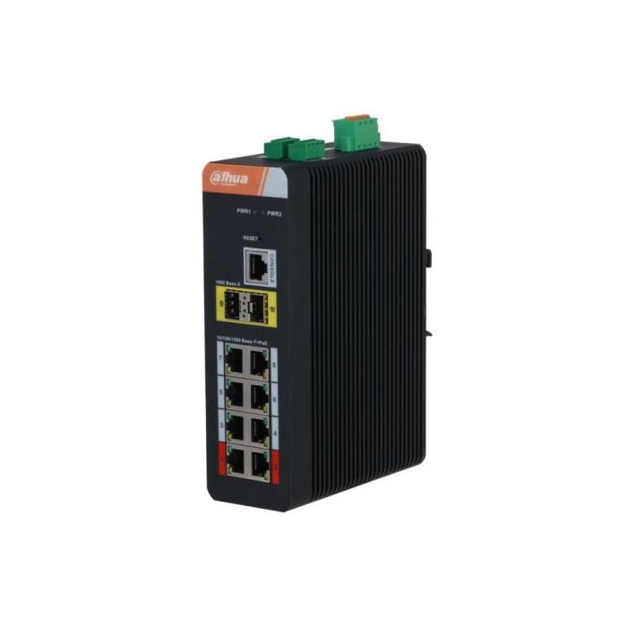 (Dh-Is4210-8Gt-120) Dahua Switch Industrial L2 Gestionable Poe 2.0 Watchdog 8 Puertos + 2 Gigabit Sfp (Dh-Is4210-8Gt-120) Dahua Switch Industrial L2 Gestionable Poe 2.0 Watchdog 8 Puertos + 2 Gigabit Sfp