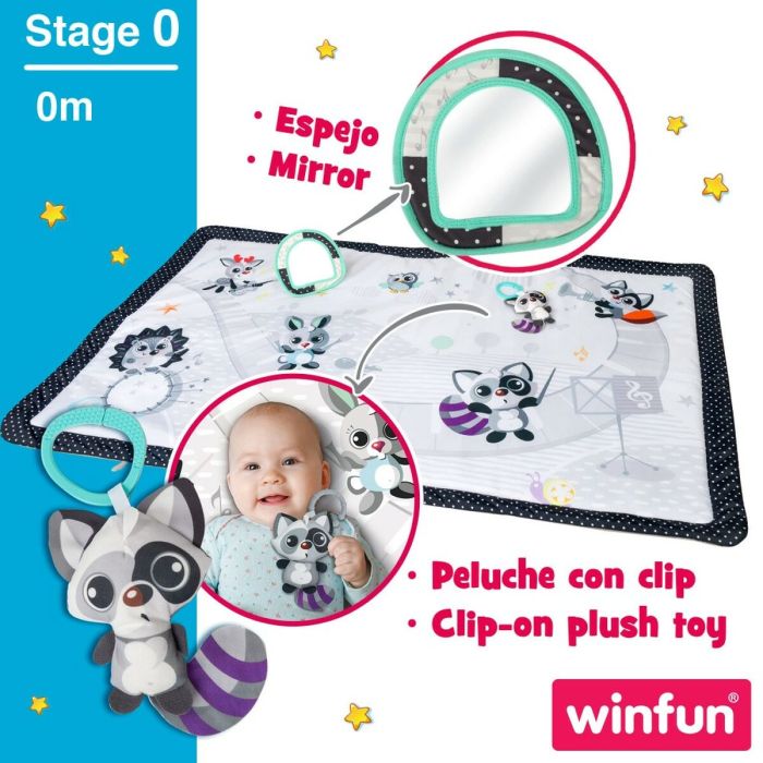 Alfombra Infantil Winfun Tela 14,3 x 0,5 x 8,8 cm 5 Alfombra Infantil Winfun Tela 14,3 x 0,5 x 8,8 cm 5