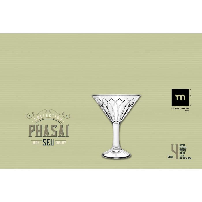 Copa Coctel 200Ml "Phasai Seu" Md (24 Unidades) 1 Copa Coctel 200Ml "Phasai Seu" Md (24 Unidades) 1