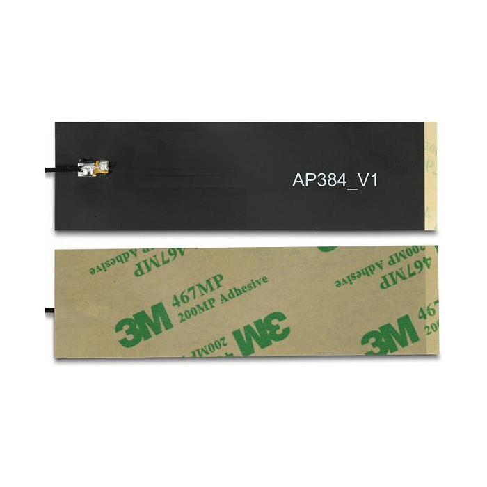 DeLOCK Antena LoRa 863 - 928 MHz 4 MHF, 1.68 dBi, 15 cm Cable, 1.13 FPC, Negro, Montaje Adhesivo 1