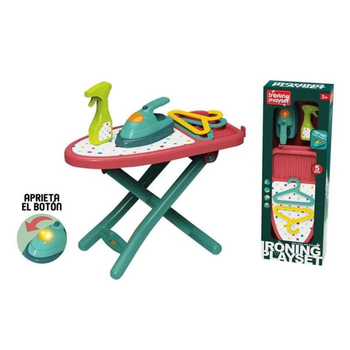 Planchador plegable con plancha y accesorios 19.2x8.6x54.5cm 1 Planchador plegable con plancha y accesorios 19.2x8.6x54.5cm 1