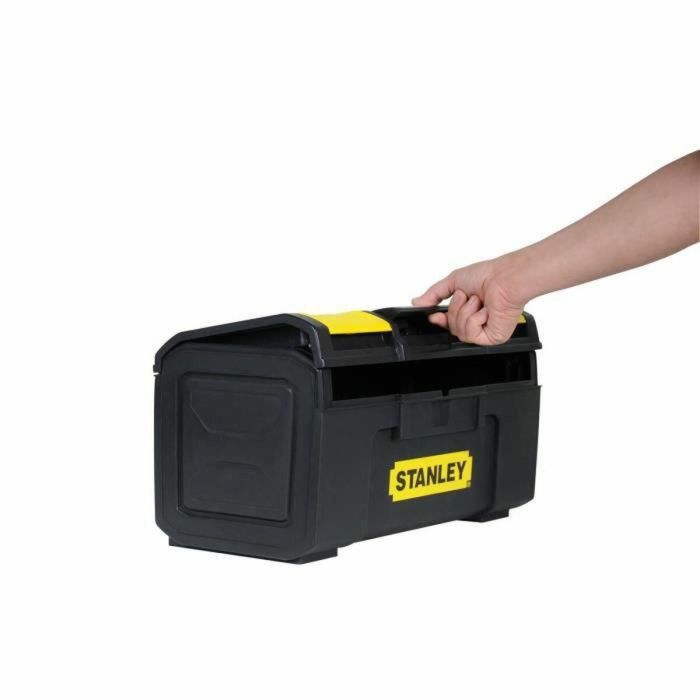 Stanley Caja de herramientas vacía 40 cm, apertura 1 mano, Sistema TOUCHLATCH, con bandeja y 2 organizadores 2 Stanley Caja de herramientas vacía 40 cm, apertura 1 mano, Sistema TOUCHLATCH, con bandeja y 2 organizadores 2