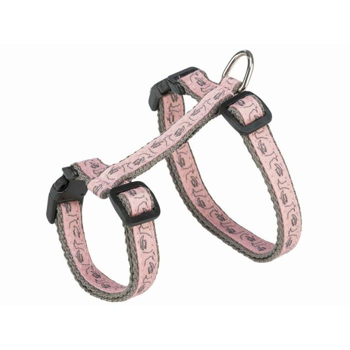 Arnés para Gato Trixie Gris Rosa 2