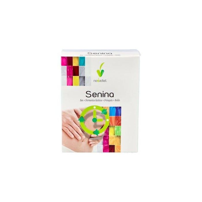 NOVADIET Senina 18 Sticks con Sen, Frángula y Probióticos para Tránsito Intestinal