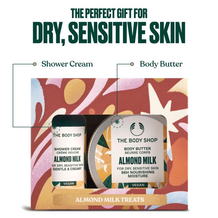 Set de Cosmética Mujer The Body Shop ALMOND MILK 2 Piezas 2