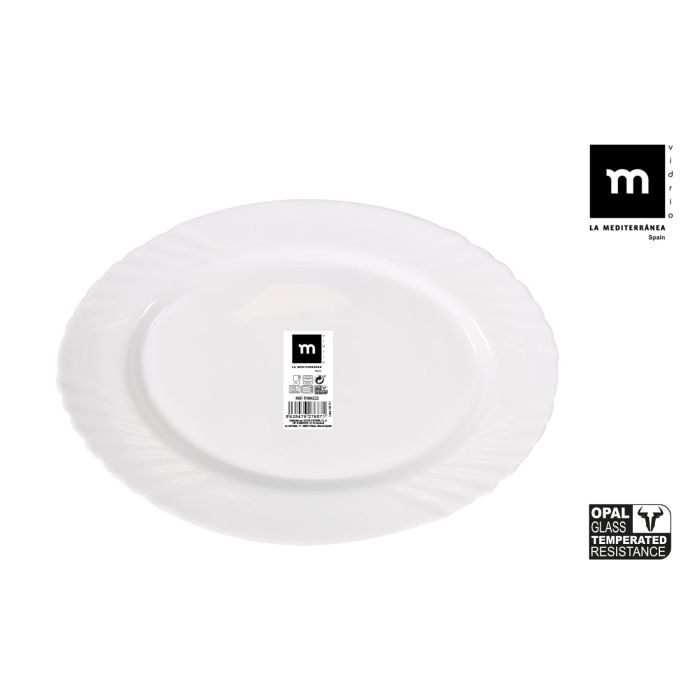Bandeja Oval Everett 23 cm Opal - La Mediterranea (48 Unidades) Bandeja Oval Everett 23 cm Opal - La Mediterranea (48 Unidades)