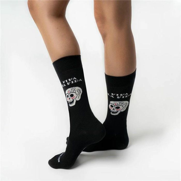 Calcetines Jimmy Lion Frida Viva La Vida Negro 41-46 1