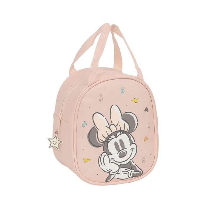 Bolsa Térmica Minnie Mouse Baby Rosa 19 x 22 x 14 cm