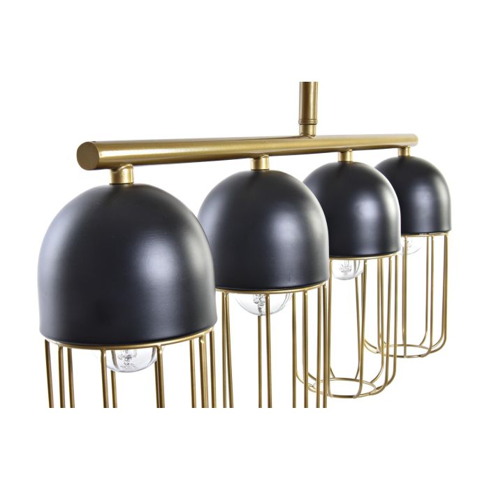 Lampara Techo Loft DKD Home Decor Negro Dorado 11 x 26 x 60 cm 2 Lampara Techo Loft DKD Home Decor Negro Dorado 11 x 26 x 60 cm 2