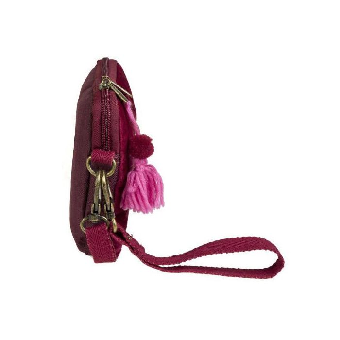 Coquette Bolso Pequeño Coquette 16017090700 Terciopelo Fucsia 24 x 16 x 2.4 cm 0 Coquette Bolso Pequeño Coquette 16017090700 Terciopelo Fucsia 24 x 16 x 2.4 cm 0