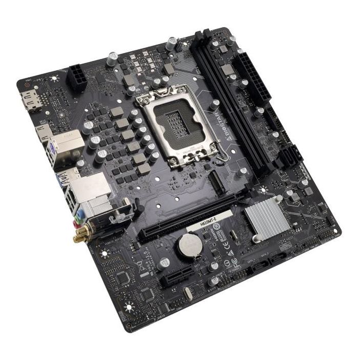 BIOSTAR H610MT-E Placa Base para PC, Socket LGA 1700, DDR4, Micro ATX 2