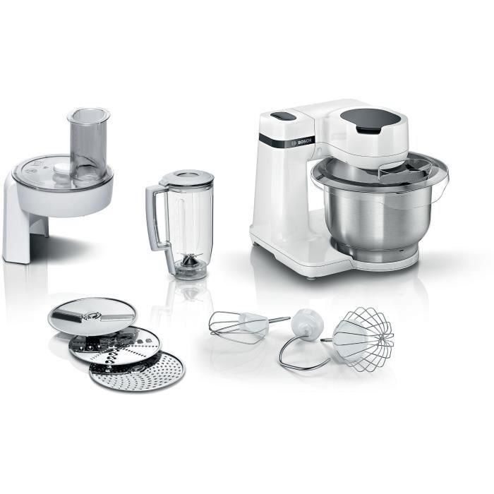 Robot de repostería compacto y multifunción MÁQUINA DE COCINA BOSCH Serie 2 - 700W - 3,8L - Blanco Robot de repostería compacto y multifunción MÁQUINA DE COCINA BOSCH Serie 2 - 700W - 3,8L - Blanco