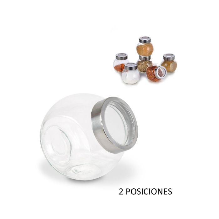 Tarro de vidrio Anna 1500 ml con 2 posiciones (12 Unidades) 8 Tarro de vidrio Anna 1500 ml con 2 posiciones (12 Unidades) 8