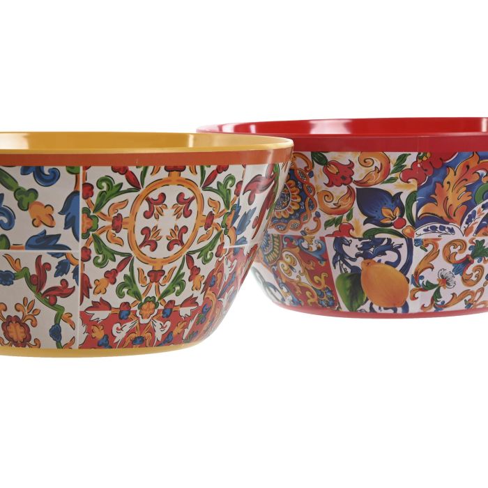 Ensaladera Mediterraneo DKD Home Decor Rojo Azul 25 x 12 x 25 cm (6 Unidades) 1 Ensaladera Mediterraneo DKD Home Decor Rojo Azul 25 x 12 x 25 cm (6 Unidades) 1