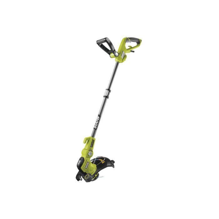 Ryobi RLT6130 Recortadora de Hilo / Bordeadora 600W, Ø corte 30cm, alambre 2x1.65mm, Asa Ergonómica, Cabezal Inclinable, Rueda Guía