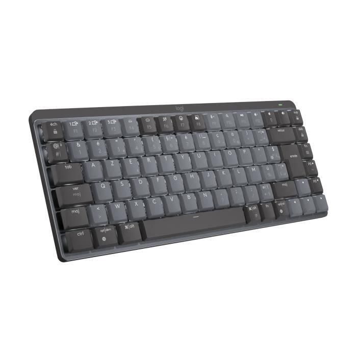 Logitech - Teclado inalámbrico - MX - Mecánico - Rendimiento retroiluminado - Grafito Logitech - Teclado inalámbrico - MX - Mecánico - Rendimiento retroiluminado - Grafito