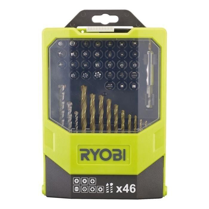 Conjunto mixto RYOBI 46 accesorios Conjunto mixto RYOBI 46 accesorios