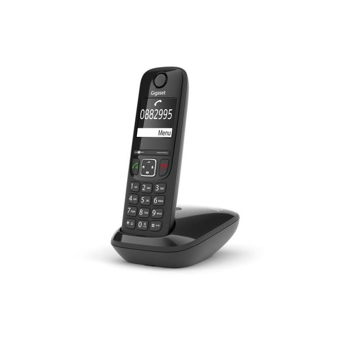 Gigaset AS690 Teléfono DECT/analógico Identificador de llamadas Negro 2 Gigaset AS690 Teléfono DECT/analógico Identificador de llamadas Negro 2