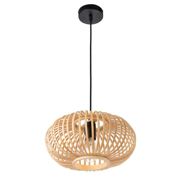 Lámpara Colgante Deo SKD-P80112 Ratán Natural, Estilo Boho-chic, Casquillo E27. Ideal para Bombillas LED CCT/RGB 6 Lámpara Colgante Deo SKD-P80112 Ratán Natural, Estilo Boho-chic, Casquillo E27. Ideal para Bombillas LED CCT/RGB 6