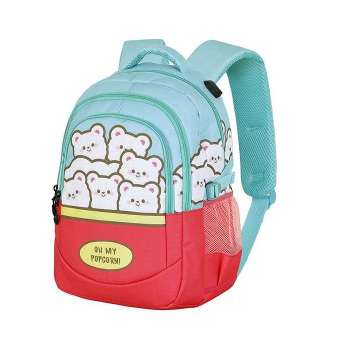 Karactermania Mochila OMP! Run. Plus FAN Popcorn, 3 compartimentos, puerto USB, material Ripstop, Azul, 21 x 34 x 46 cm 1 Karactermania Mochila OMP! Run. Plus FAN Popcorn, 3 compartimentos, puerto USB, material Ripstop, Azul, 21 x 34 x 46 cm 1