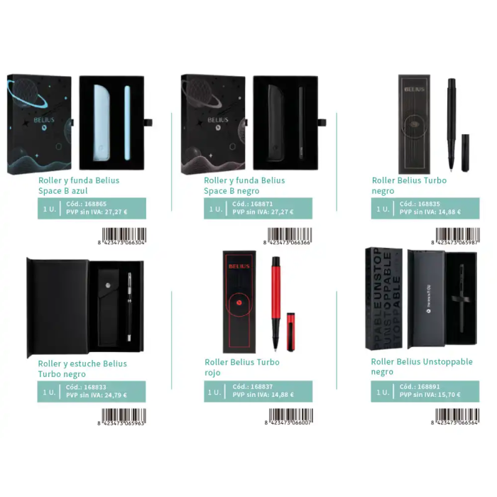 Belius Expositor Lote Bolígrafo 36 Piezas 3 Niveles MDF 600x420x750 mm 7