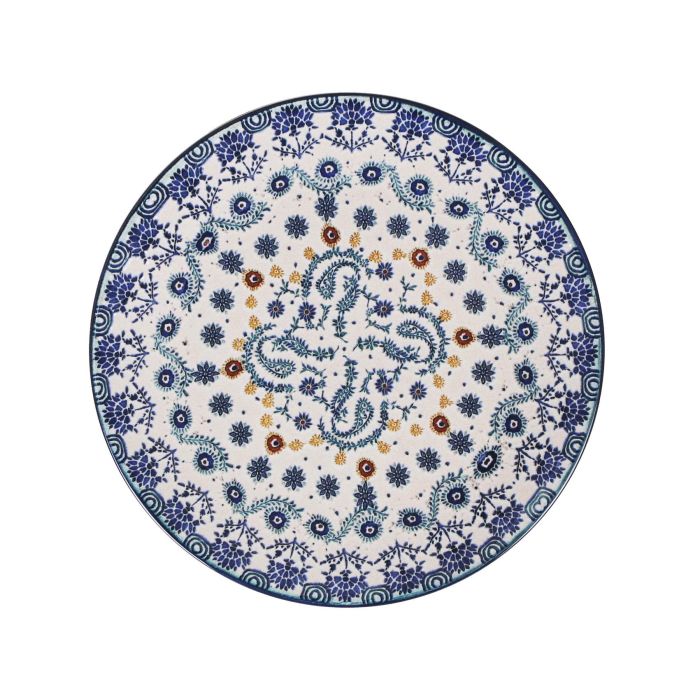 Santa Clara Vajilla 12 Piezas Azores Monaco, Brillo, Forma Redonda, Plato Llano 26 cm, Plato Hondo 21 cm, Plato Postre 20 cm (2 Unidades)