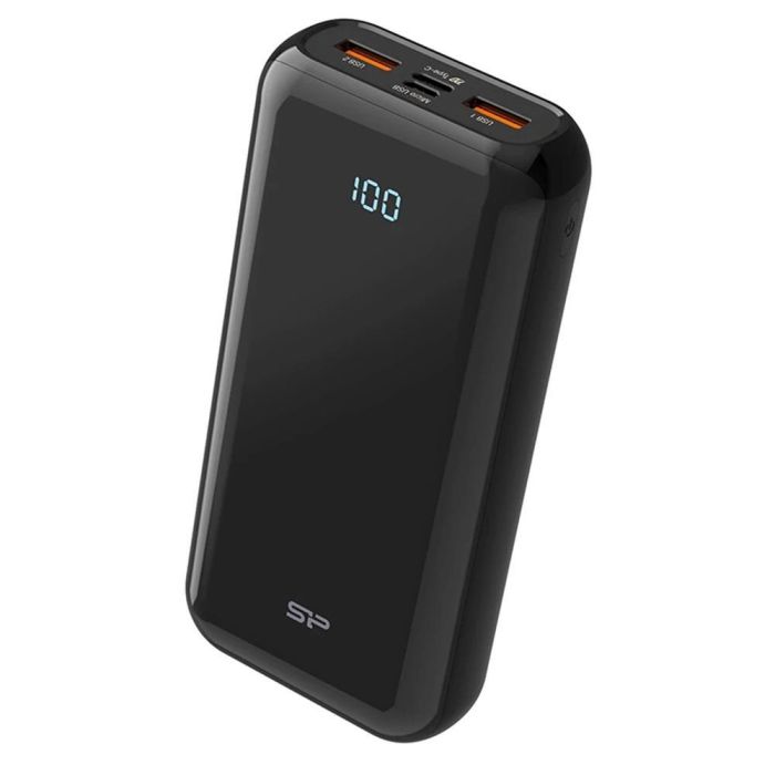 Silicon Power SP20KMAPBKQS280K Powerbank QS28 20000mAh Negro con Carga Rápida QC y Power Delivery para Teléfonos y Tablets 1