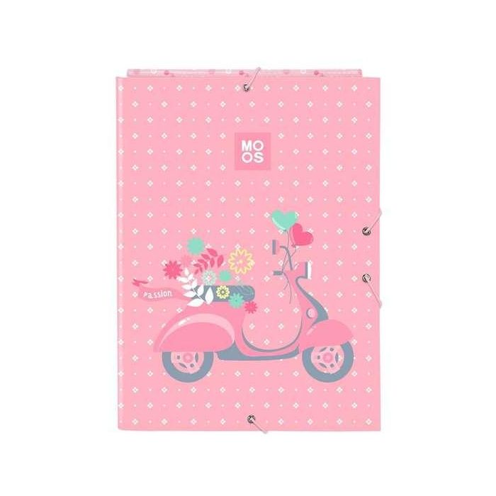 Safta Carpeta Folio 3 Solapas Moos Passion 26x33,5x2,5cm