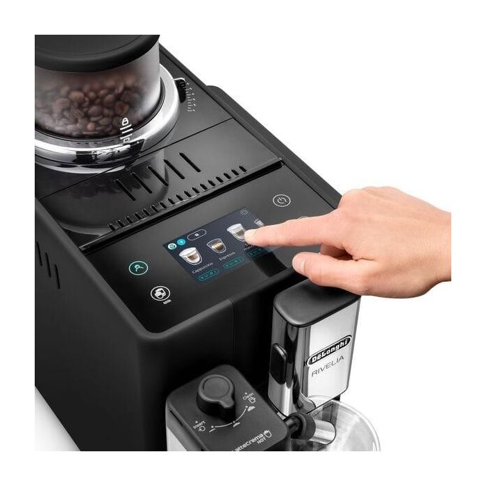 Cafetera Superautomática DeLonghi EXAM 440.55.B Negro Plateado 1450 W 19 bar 250 g 1