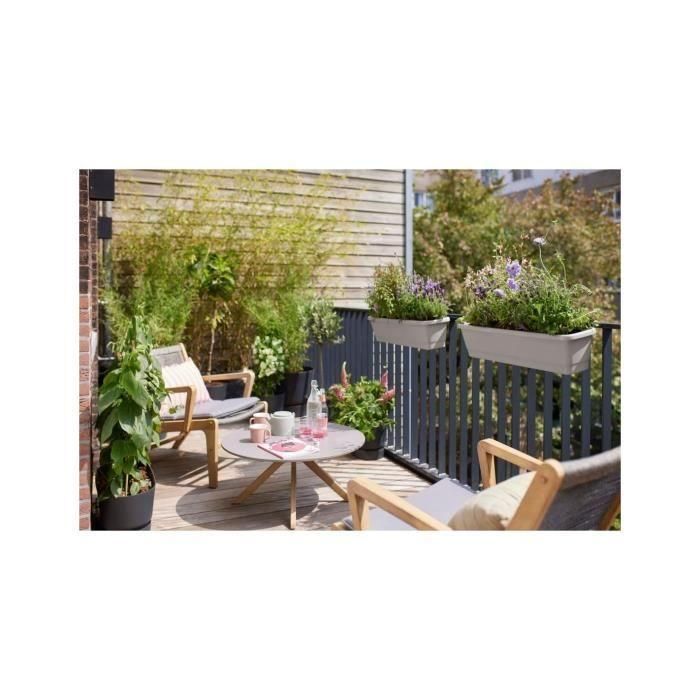Elho ELH8711904518691 Balconera Jardinera Noa L Gris - Macetero Exterior 65x20x18 cm - 100% Reciclado Elho ELH8711904518691 Balconera Jardinera Noa L Gris - Macetero Exterior 65x20x18 cm - 100% Reciclado