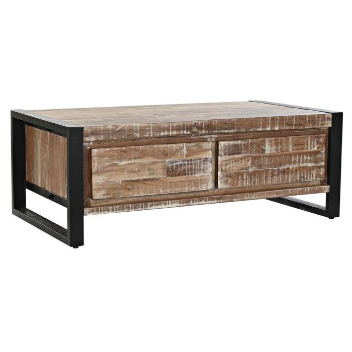 Mesa Centro Alpino DKD Home Decor Natural Negro 60 x 40 x 110 cm 1 Mesa Centro Alpino DKD Home Decor Natural Negro 60 x 40 x 110 cm 1