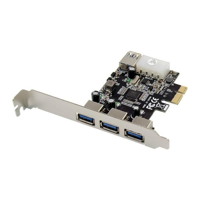MicroConnect PCIe USB3.0 3+1 Ports Expansion Card VL805
