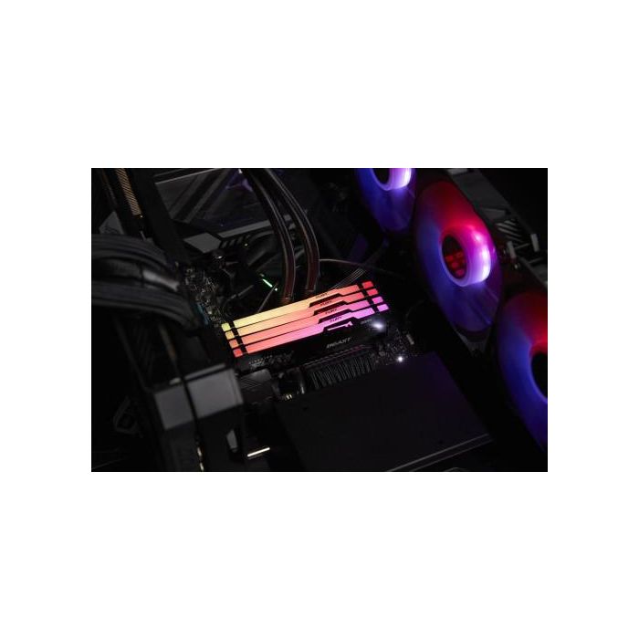Kingston Technology FURY Beast RGB módulo de memoria 32 GB 2 x 16 GB DDR5 ECC 7 Kingston Technology FURY Beast RGB módulo de memoria 32 GB 2 x 16 GB DDR5 ECC 7