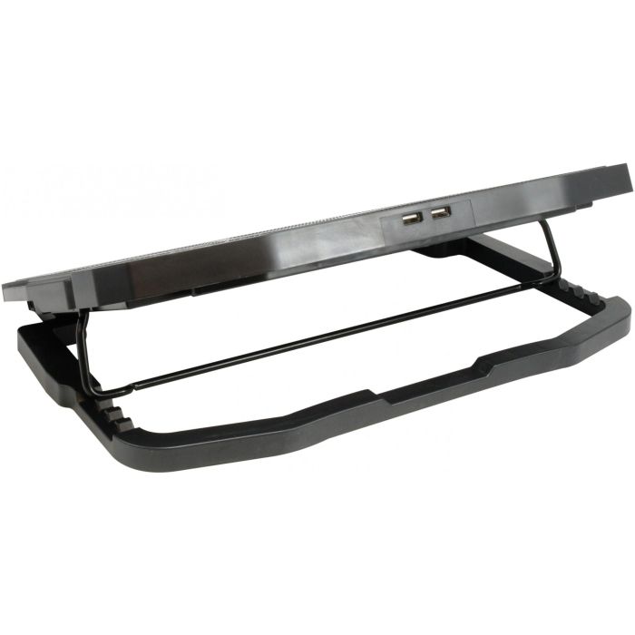 Conceptronic Soporte Base Refrigeración Thana07B para Portátiles hasta 17" con 2 Ventiladores, Negro e Iluminación Azul 2
