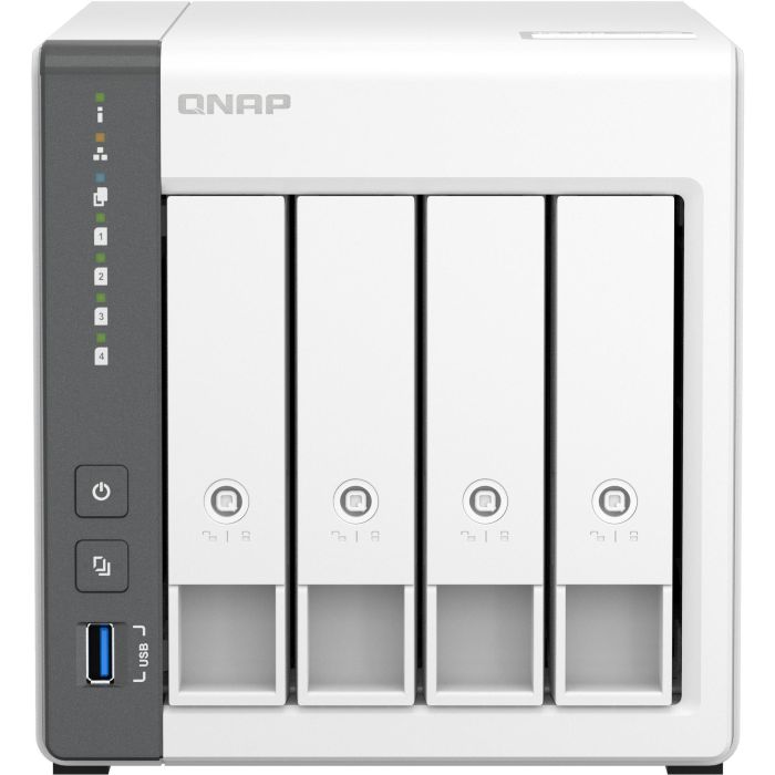 Qnap NAS TS-433-4G Torre Servidor 4 Bahías 3.5"/2.5" 4GB RAM 2.5GbE para Sincronizar y Compartir Archivos y Datos Privado 0 Qnap NAS TS-433-4G Torre Servidor 4 Bahías 3.5"/2.5" 4GB RAM 2.5GbE para Sincronizar y Compartir Archivos y Datos Privado 0