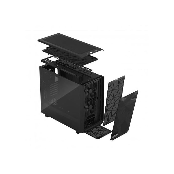 Fractal Design Meshify 2 Negro Torre PC ATX con Ventiladores 2x140mm y 1x140mm, FD-C-MES2A-03 21 Fractal Design Meshify 2 Negro Torre PC ATX con Ventiladores 2x140mm y 1x140mm, FD-C-MES2A-03 21