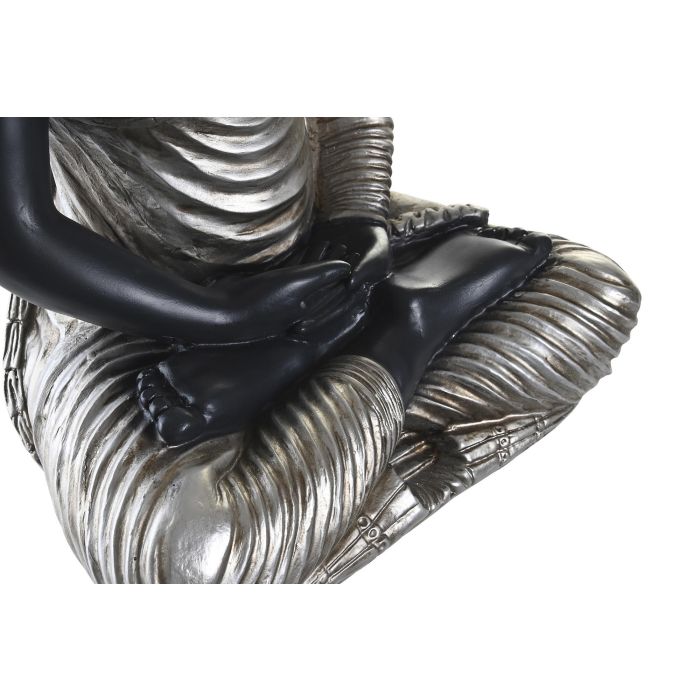 DKD Home Decor Figura Buda Dorado Negro Resina 22 x 49 x 31 cm 2