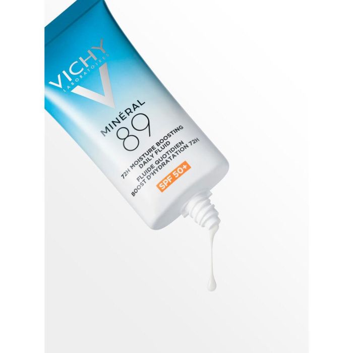 Vichy MINÉRAL 89 Fluido Diario Hidratante 72H con Ácido Hialurónico, Vitamina B3 y Escualeno SPF50+ 50 ml 1
