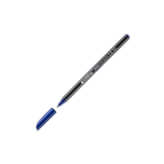 Edding Rotulador 1200 Punta Fina 1mm Azul - Tinta a Base de Agua para Escritura y Diseños